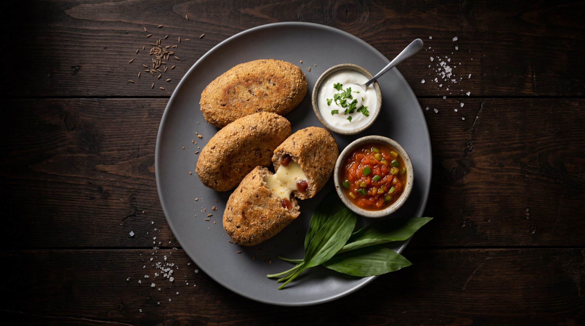 Aborrajados vallunos al horno con queso bajo en grasa, version saludable sin fritura profunda