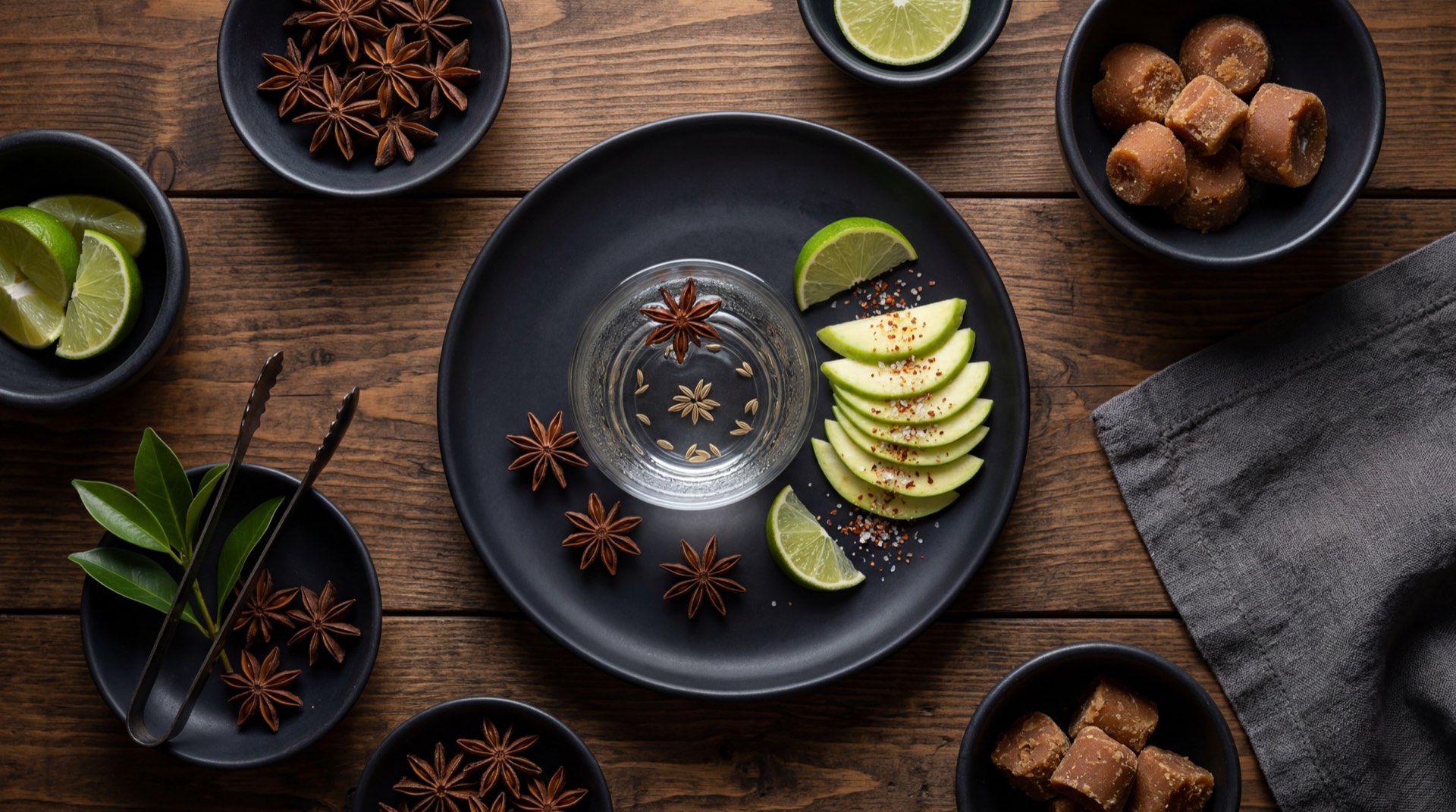Aguardiente Cristal servido con agua mineral con gas y rodajas de limon verde fresco en vaso alto de vidrio transparente con hielo