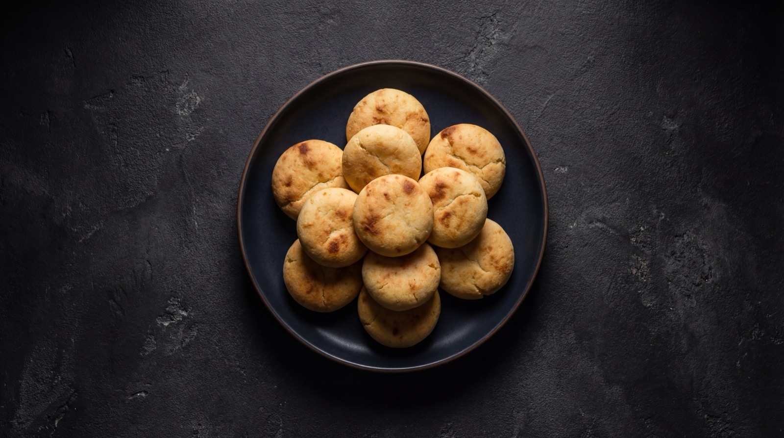 Almojabanas con queso bajo en grasa como version mas saludable
