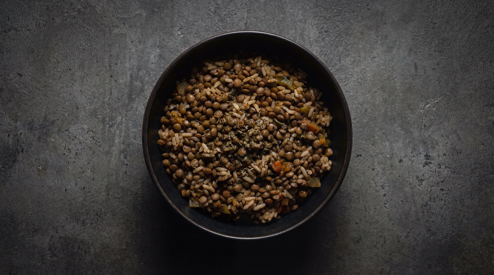 Arroz con lentejas version saludable con mas vegetales y sin fritos