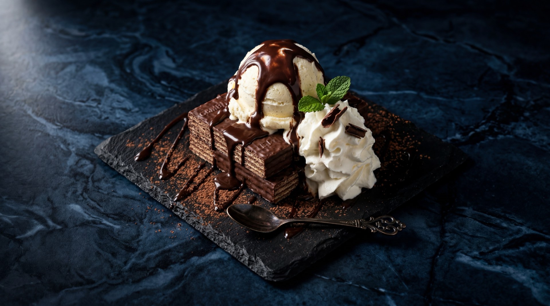 Combi Jet partido a la mitad mostrando las capas de galleta wafer crujiente, crema de chocolate entre las capas y la cobertura exterior de chocolate con leche Jet, con trozos de cacao y galleta wafer al lado