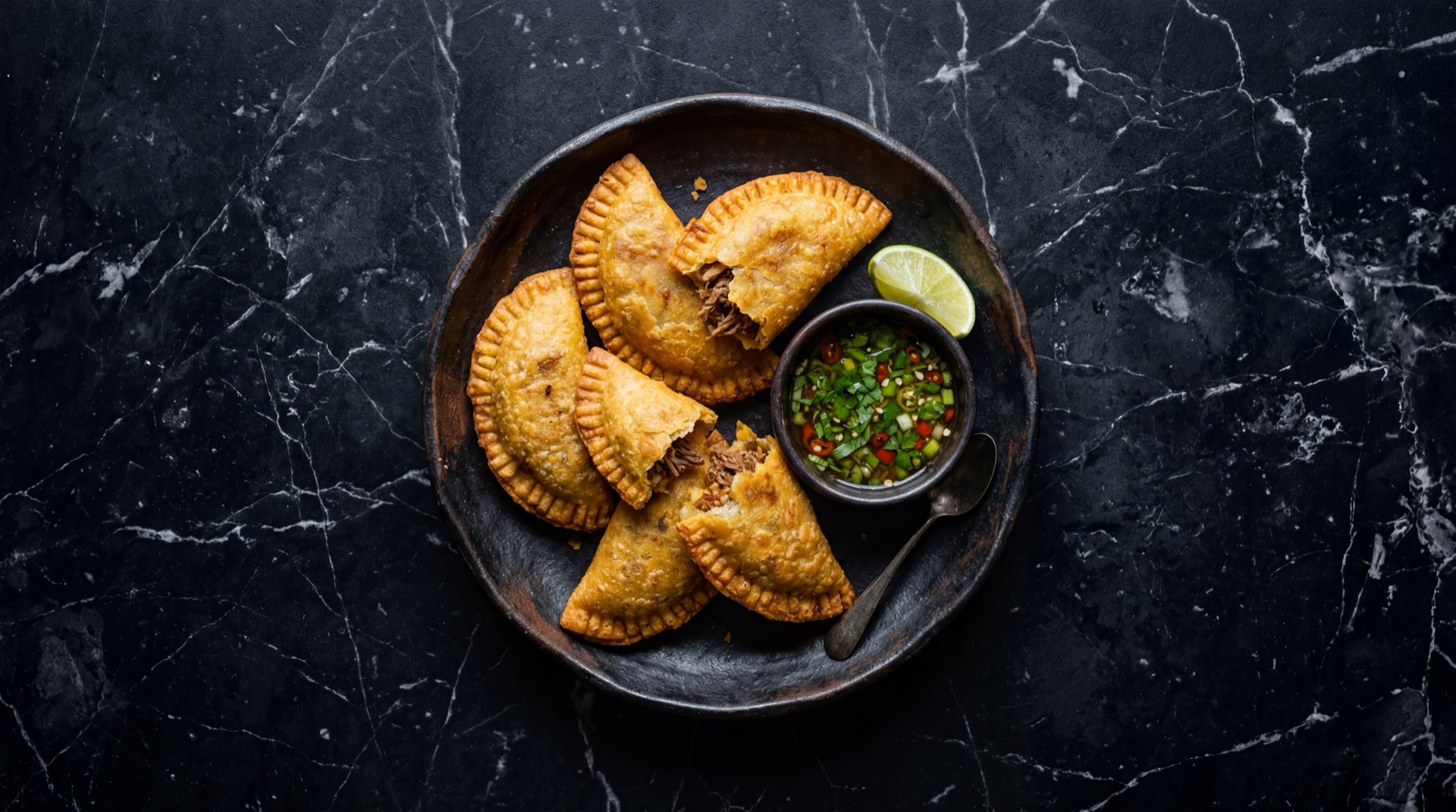 Empanadas Vallunnas vallunos de platano maduro relleno de queso costeno, rebozados y fritos hasta quedar dorados