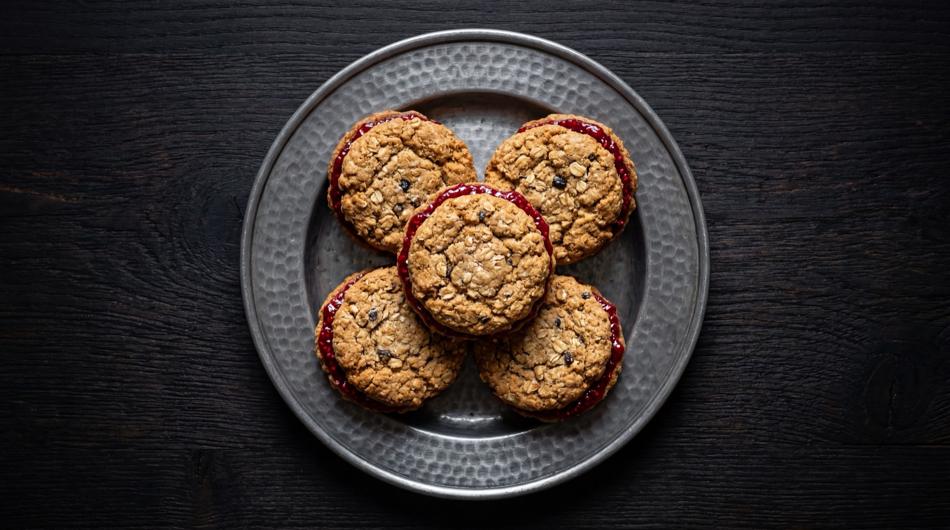 Alternativa saludable a las Galletas Festival: galletas de avena integral caseras con mantequilla de mani natural y sin azucar refinada