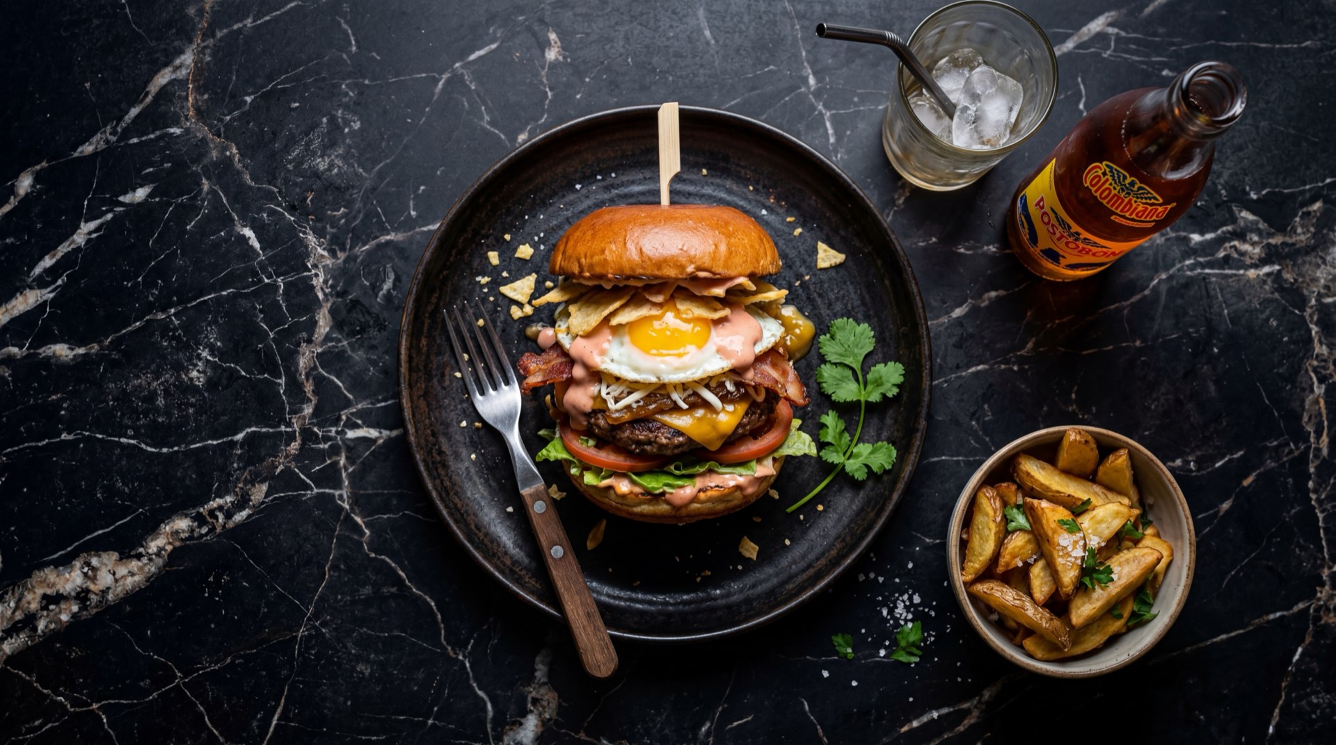 Calorias hamburguesa colombiana