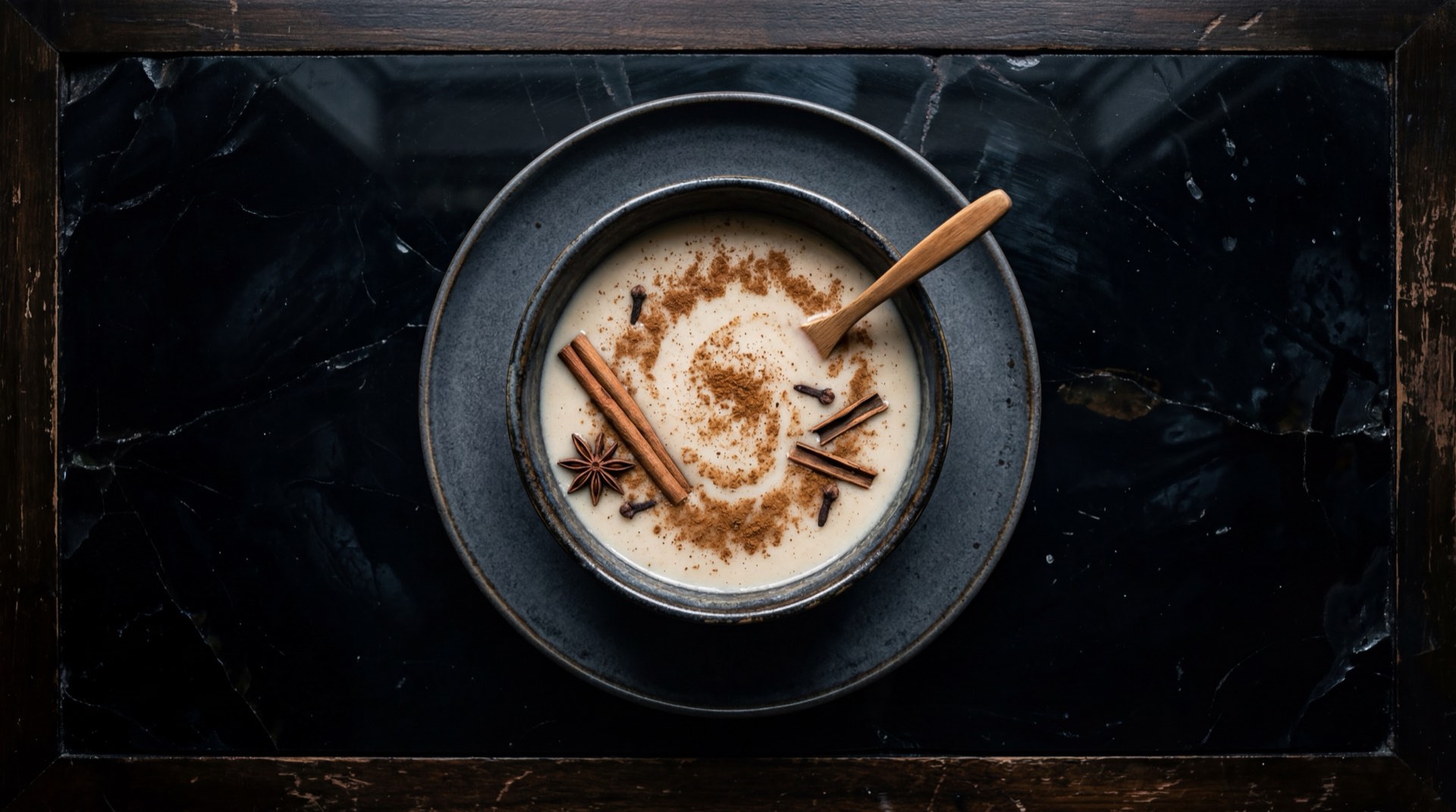 Horchata mexicana version saludable sin azucar con leche de almendras y canela en rama