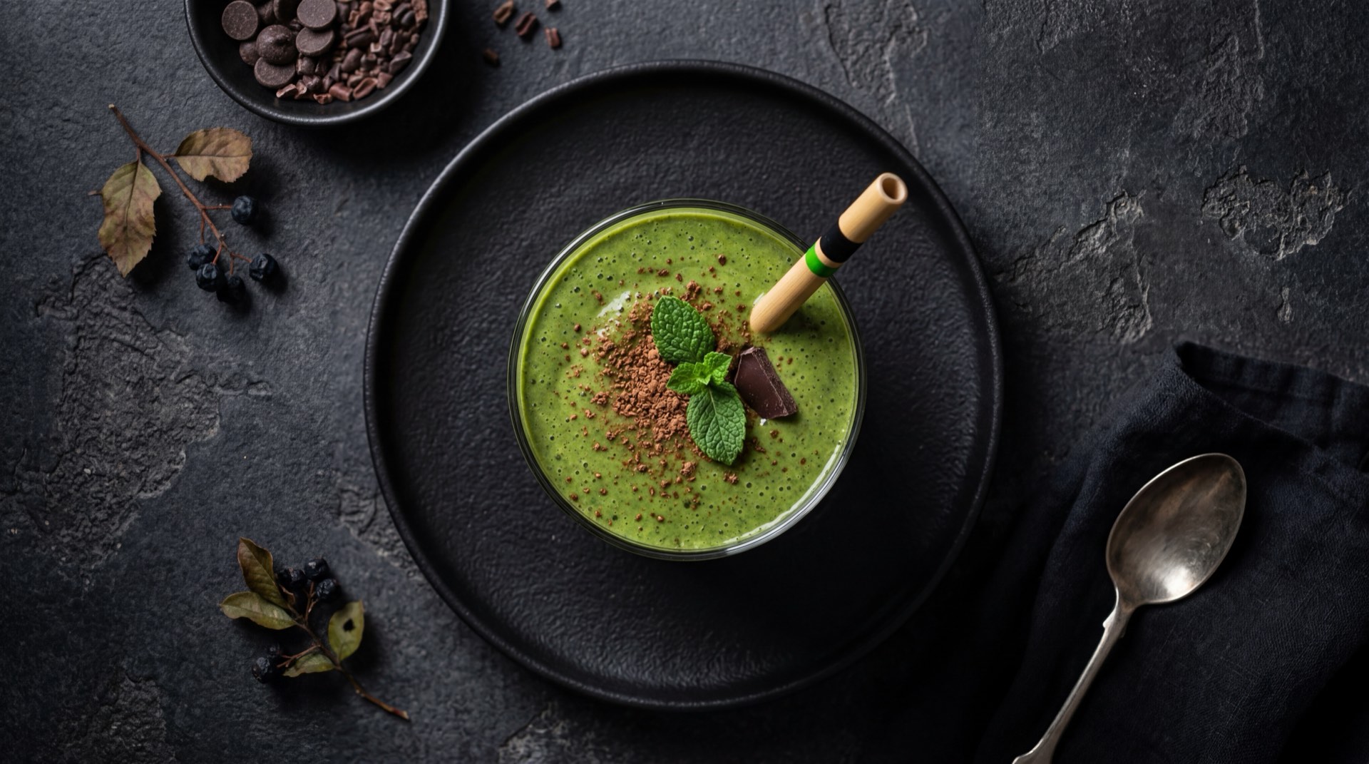 Malteada Dracula de El Corral version saludable con leche descremada, cocoa en polvo sin azucar, helado bajo en grasa y sin crema batida