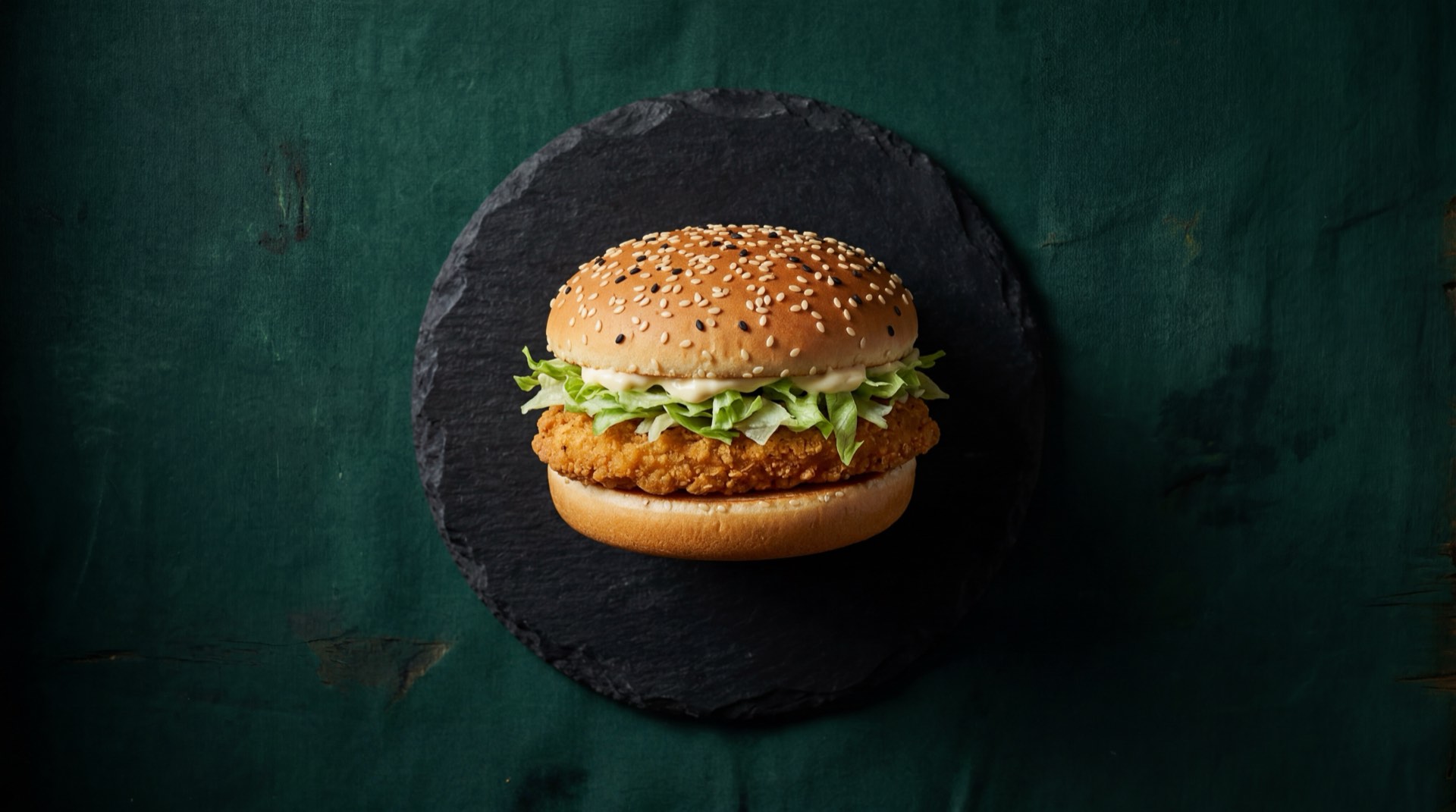 Ingredientes del McPollo de McDonald's Colombia: filete de pechuga de pollo fresca apanada, pan redondo con ajonjoli, hoja de lechuga crespa fresca, mayonesa clasica