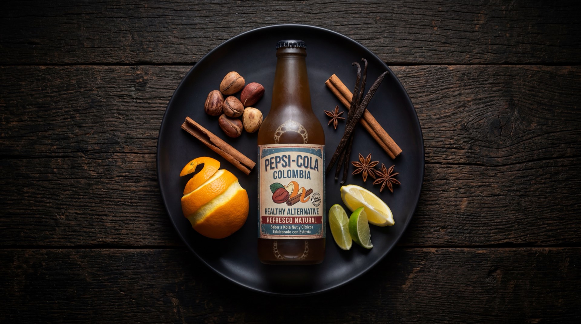 Vaso de agua con gas con rodajas de limon verde fresco colombiano y hielo abundante en cubos como alternativa saludable a la Pepsi