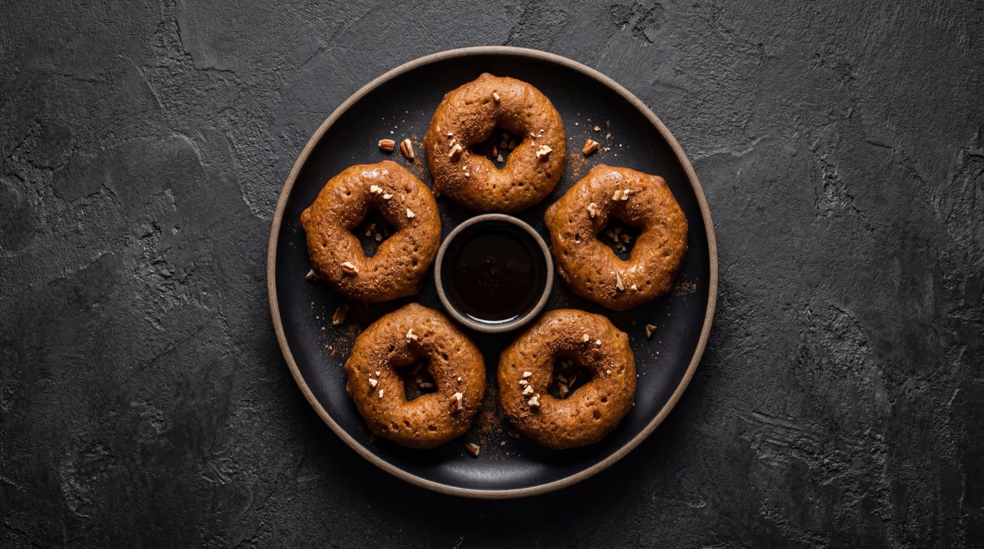 Picarones peruanos version saludable horneados con miel de chancaca reducida en azucar