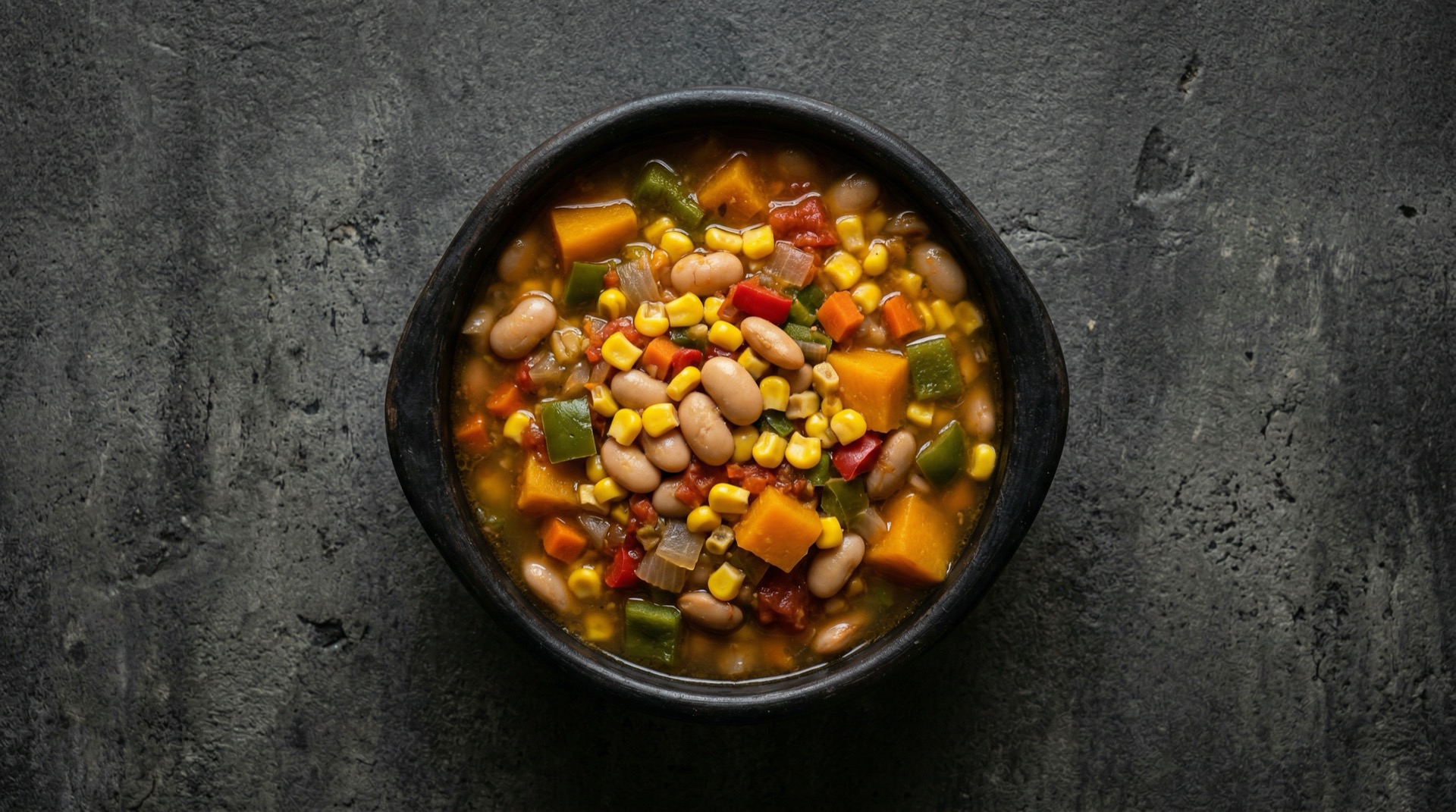 Porotos granados version ligera sin longaniza con mas verduras