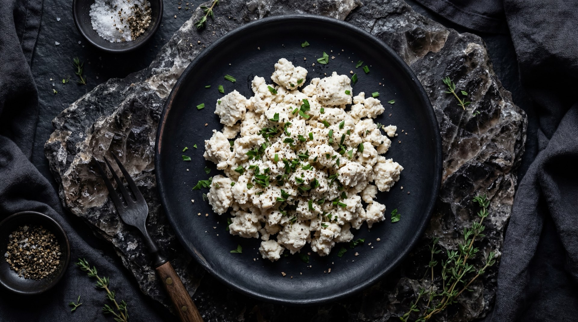 Queso costeno rallado bajo en sal version saludable con porcion medida en cuchara sobre arepa de maiz blanco
