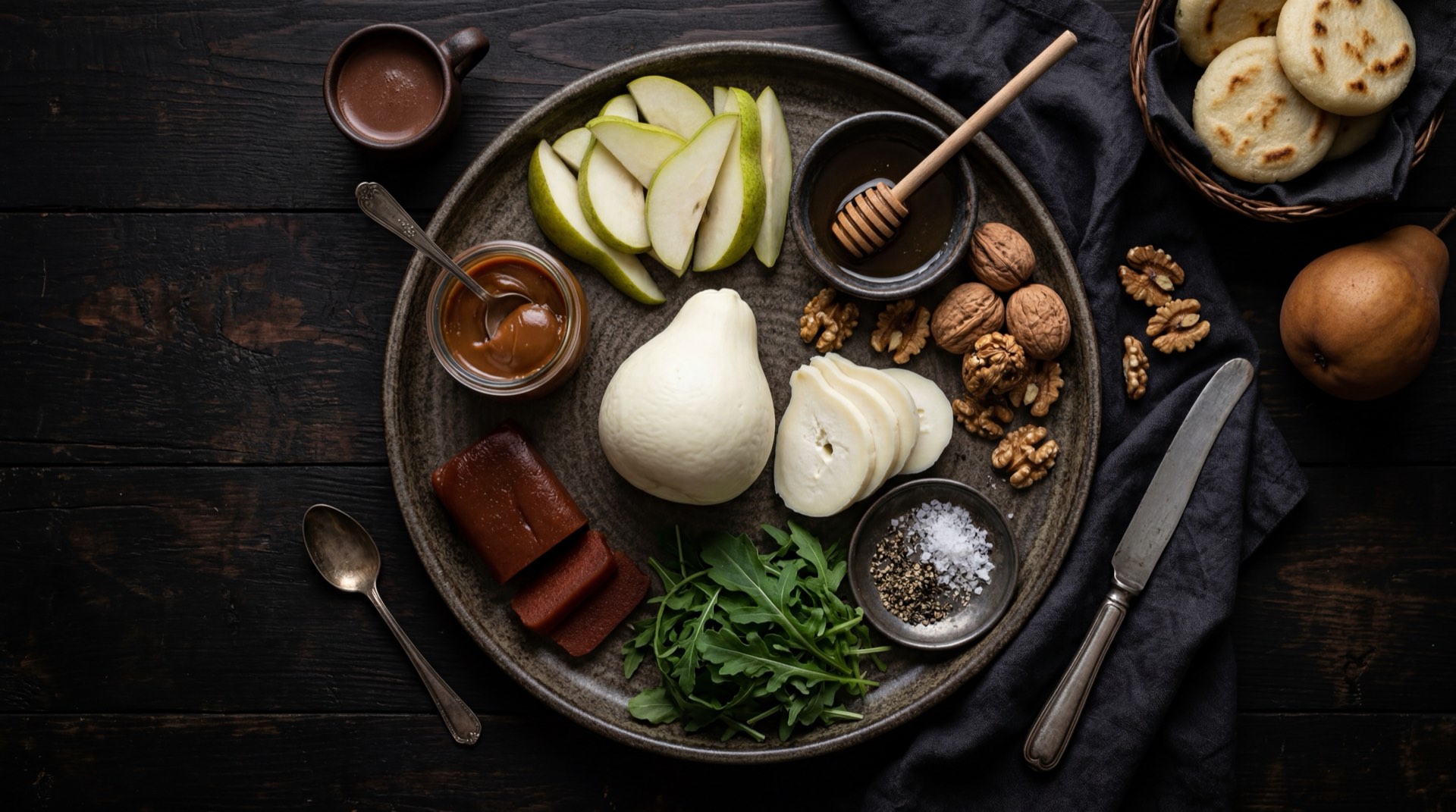 Ingredientes del queso pera colombiano: leche de vaca entera fresca, cuajo natural, sal fina, acido citrico y agua caliente para hilado de pasta