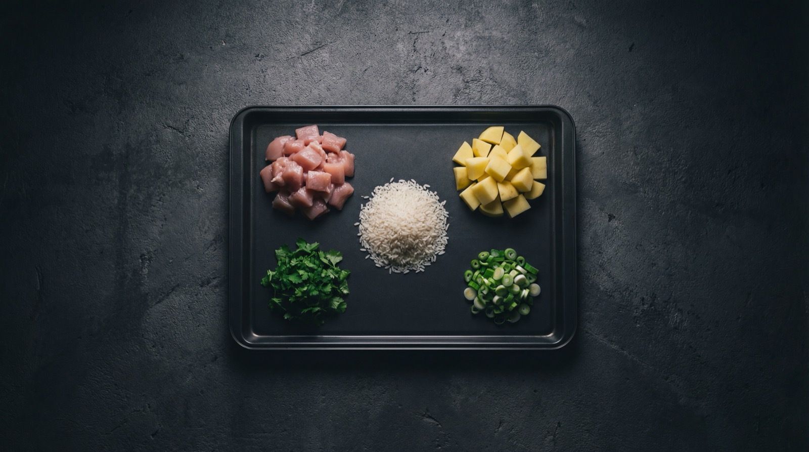 Ingredientes de sopa de arroz