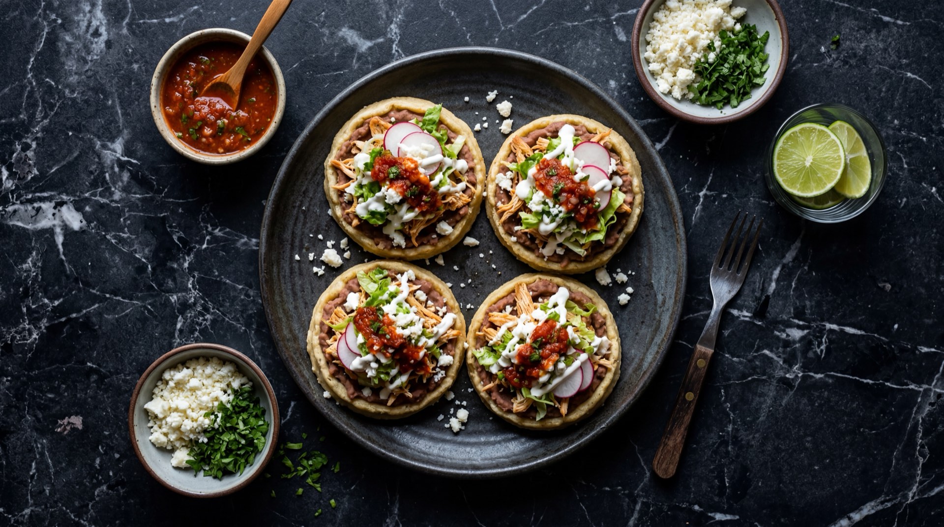 Calorias sopes mexicanos