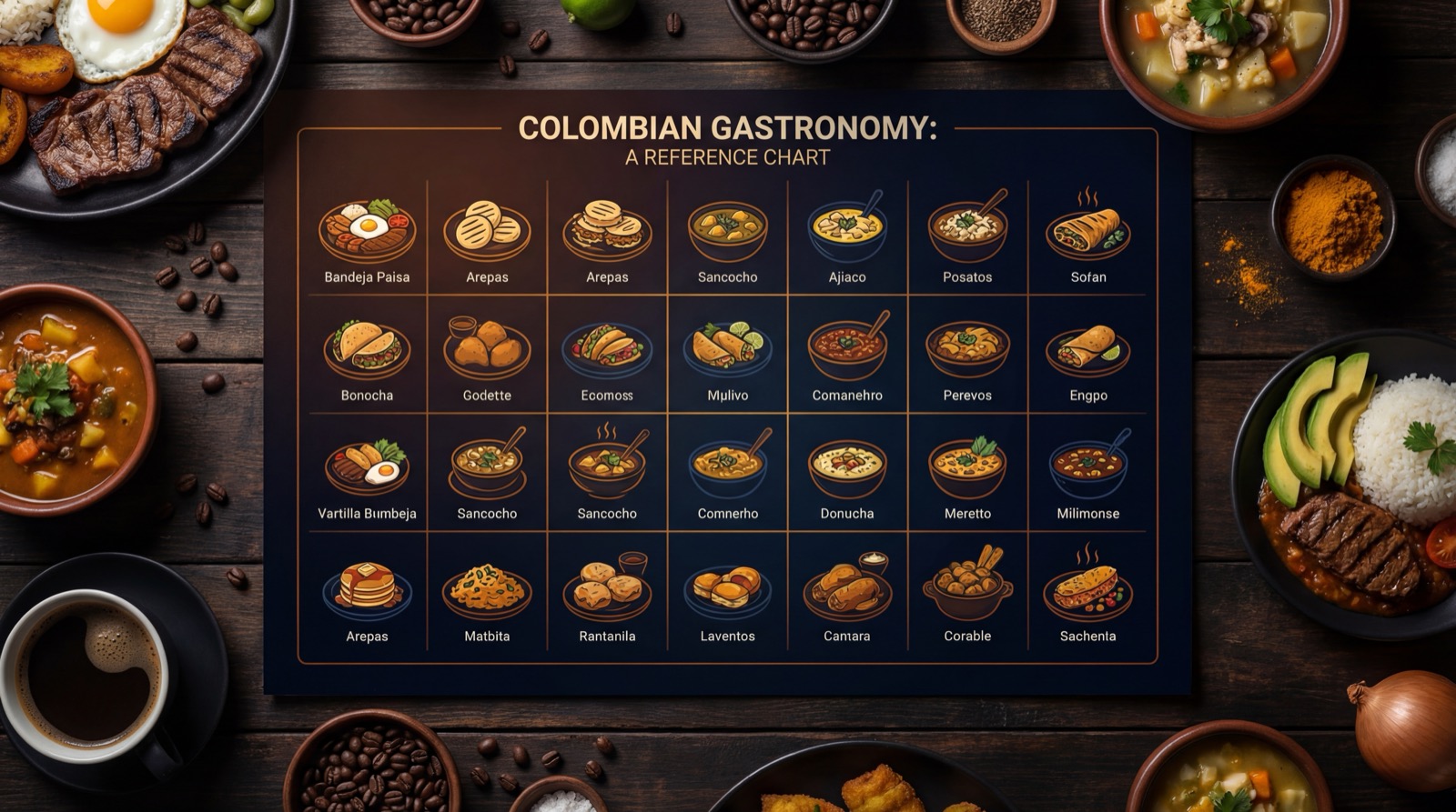 Tabla de Alimentos Colombianos con Calorias: Guia Completa