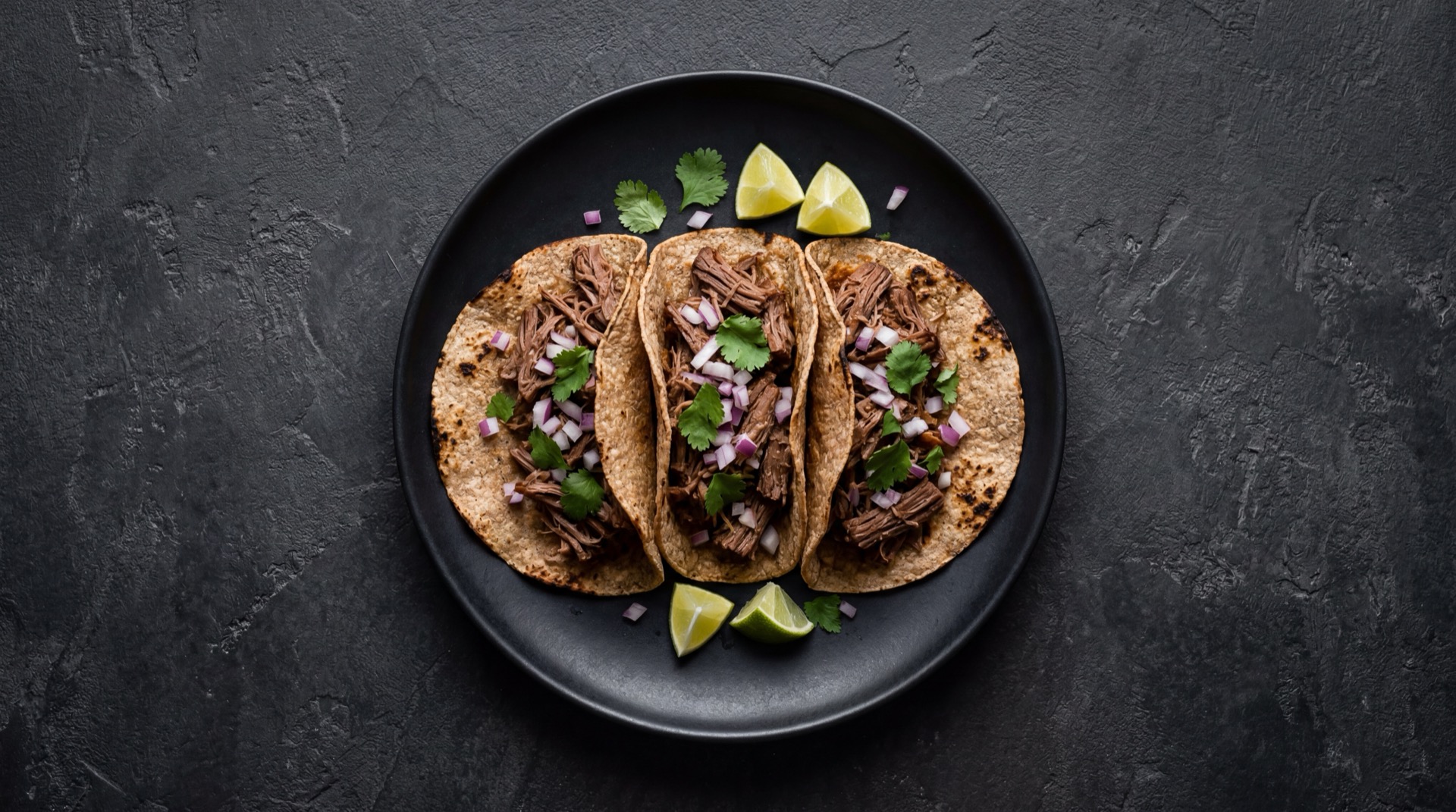 Tacos de birria version saludable con carne magra de res al horno, tortilla sin dorar en grasa y consomé desgrasado
