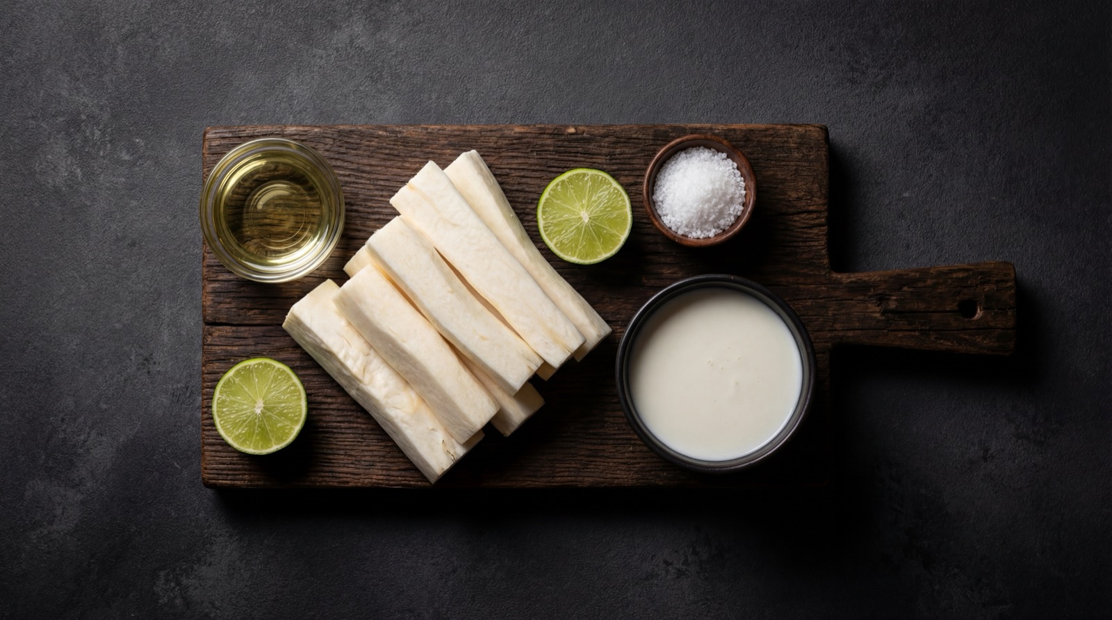 Yuca frita vs cocida: comparacion visual de trozos crujientes y yuca hervida